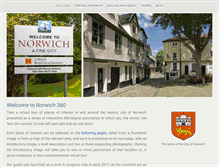 Tablet Screenshot of norwich360.com
